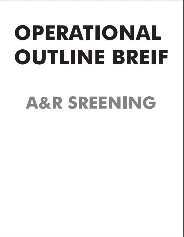 Operational Outline Brief