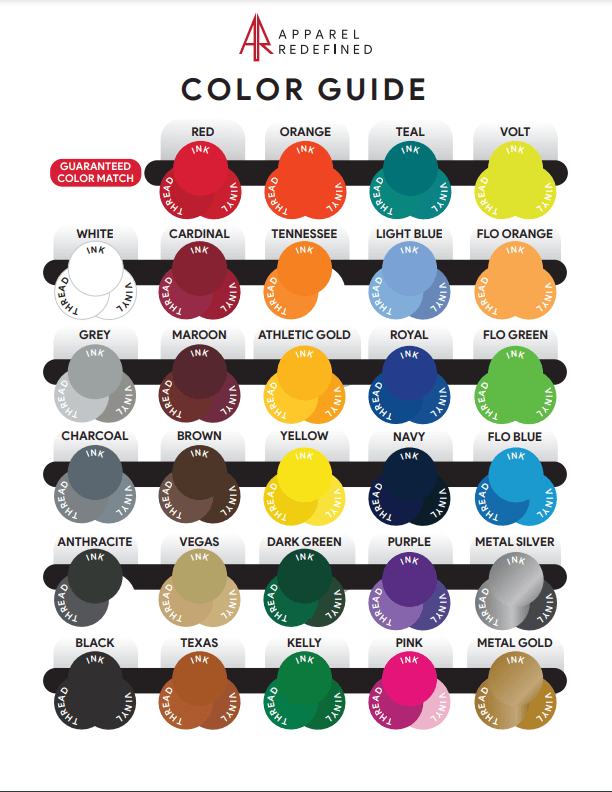 Royal Apparel Color Guide.pdf Resources - Apparel Redefined